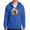 Tall Essential Fleece Full Zip Hooded Sweatshirt Thumbnail