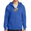 Tall Essential Fleece Full Zip Hooded Sweatshirt Thumbnail