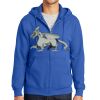 Tall Essential Fleece Full Zip Hooded Sweatshirt Thumbnail