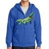 Tall Essential Fleece Full Zip Hooded Sweatshirt Thumbnail