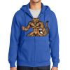 Tall Essential Fleece Full Zip Hooded Sweatshirt Thumbnail