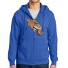 Tall Essential Fleece Full Zip Hooded Sweatshirt Thumbnail