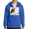 Tall Essential Fleece Full Zip Hooded Sweatshirt Thumbnail