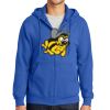 Tall Essential Fleece Full Zip Hooded Sweatshirt Thumbnail