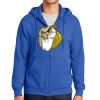 Tall Essential Fleece Full Zip Hooded Sweatshirt Thumbnail
