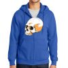 Tall Essential Fleece Full Zip Hooded Sweatshirt Thumbnail