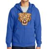 Tall Essential Fleece Full Zip Hooded Sweatshirt Thumbnail