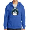 Tall Essential Fleece Full Zip Hooded Sweatshirt Thumbnail