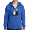 Tall Essential Fleece Full Zip Hooded Sweatshirt Thumbnail