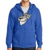 Tall Essential Fleece Full Zip Hooded Sweatshirt Thumbnail