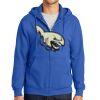 Tall Essential Fleece Full Zip Hooded Sweatshirt Thumbnail