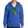 Tall Essential Fleece Full Zip Hooded Sweatshirt Thumbnail