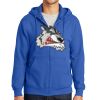 Tall Essential Fleece Full Zip Hooded Sweatshirt Thumbnail