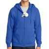 Tall Essential Fleece Full Zip Hooded Sweatshirt Thumbnail