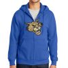Tall Essential Fleece Full Zip Hooded Sweatshirt Thumbnail