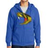 Tall Essential Fleece Full Zip Hooded Sweatshirt Thumbnail