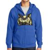 Tall Essential Fleece Full Zip Hooded Sweatshirt Thumbnail