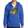 Tall Essential Fleece Full Zip Hooded Sweatshirt Thumbnail