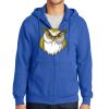 Tall Essential Fleece Full Zip Hooded Sweatshirt Thumbnail