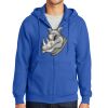 Tall Essential Fleece Full Zip Hooded Sweatshirt Thumbnail