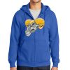 Tall Essential Fleece Full Zip Hooded Sweatshirt Thumbnail