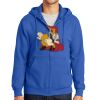 Tall Essential Fleece Full Zip Hooded Sweatshirt Thumbnail