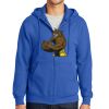 Tall Essential Fleece Full Zip Hooded Sweatshirt Thumbnail
