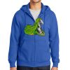 Tall Essential Fleece Full Zip Hooded Sweatshirt Thumbnail