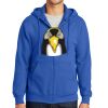 Tall Essential Fleece Full Zip Hooded Sweatshirt Thumbnail
