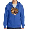 Tall Essential Fleece Full Zip Hooded Sweatshirt Thumbnail