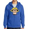 Tall Essential Fleece Full Zip Hooded Sweatshirt Thumbnail