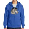 Tall Essential Fleece Full Zip Hooded Sweatshirt Thumbnail
