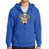 Tall Essential Fleece Full Zip Hooded Sweatshirt Thumbnail