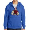 Tall Essential Fleece Full Zip Hooded Sweatshirt Thumbnail