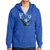 Tall Essential Fleece Full Zip Hooded Sweatshirt Thumbnail