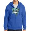 Tall Essential Fleece Full Zip Hooded Sweatshirt Thumbnail