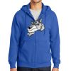 Tall Essential Fleece Full Zip Hooded Sweatshirt Thumbnail