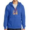 Tall Essential Fleece Full Zip Hooded Sweatshirt Thumbnail