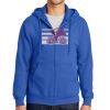 Tall Essential Fleece Full Zip Hooded Sweatshirt Thumbnail