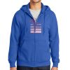 Tall Essential Fleece Full Zip Hooded Sweatshirt Thumbnail