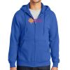 Tall Essential Fleece Full Zip Hooded Sweatshirt Thumbnail