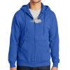 Tall Essential Fleece Full Zip Hooded Sweatshirt Thumbnail