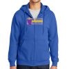 Tall Essential Fleece Full Zip Hooded Sweatshirt Thumbnail