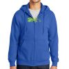 Tall Essential Fleece Full Zip Hooded Sweatshirt Thumbnail