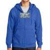Tall Essential Fleece Full Zip Hooded Sweatshirt Thumbnail