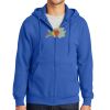 Tall Essential Fleece Full Zip Hooded Sweatshirt Thumbnail