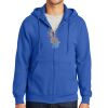 Tall Essential Fleece Full Zip Hooded Sweatshirt Thumbnail