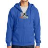 Tall Essential Fleece Full Zip Hooded Sweatshirt Thumbnail