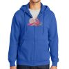 Tall Essential Fleece Full Zip Hooded Sweatshirt Thumbnail