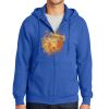 Tall Essential Fleece Full Zip Hooded Sweatshirt Thumbnail